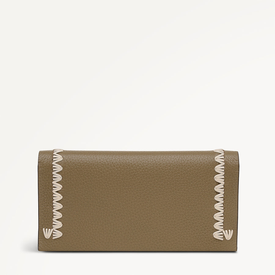 Oak Street - Stitch Large Flapover Purse Acorn - 113529