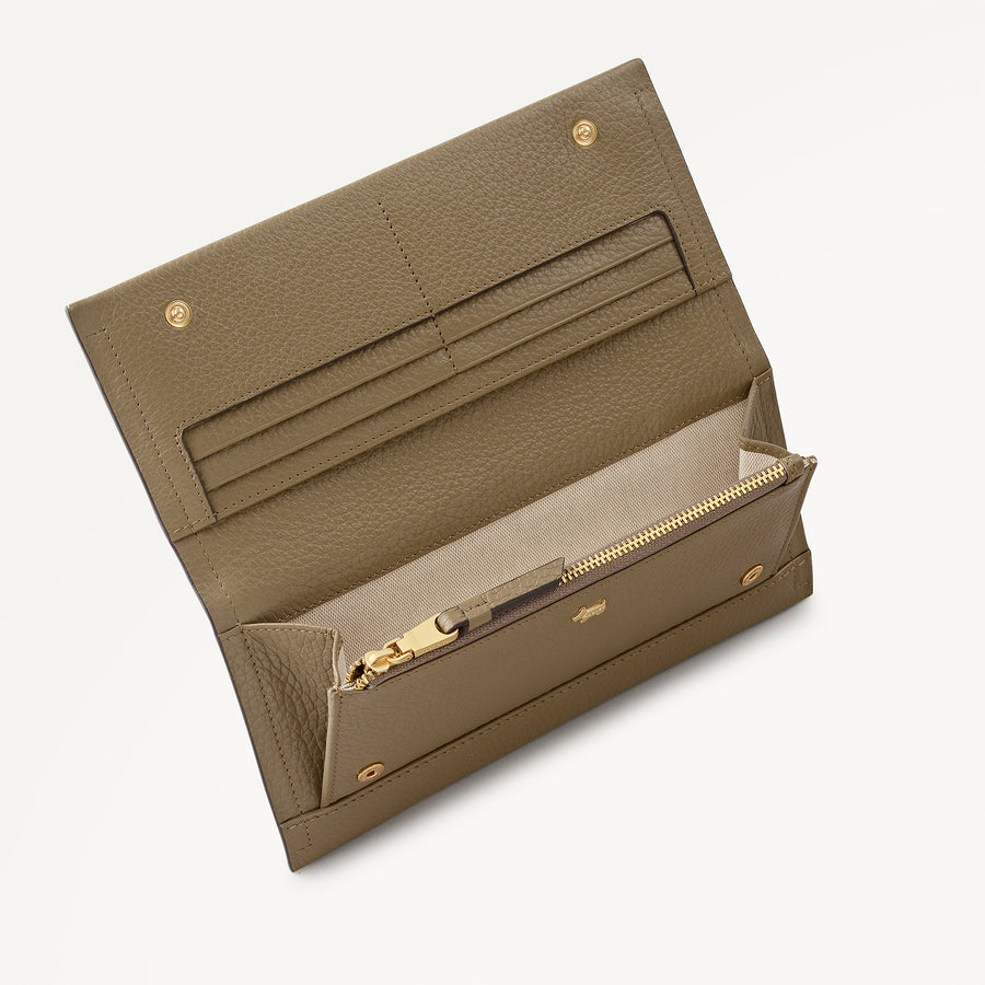 Oak Street - Stitch Large Flapover Purse Acorn - 113529