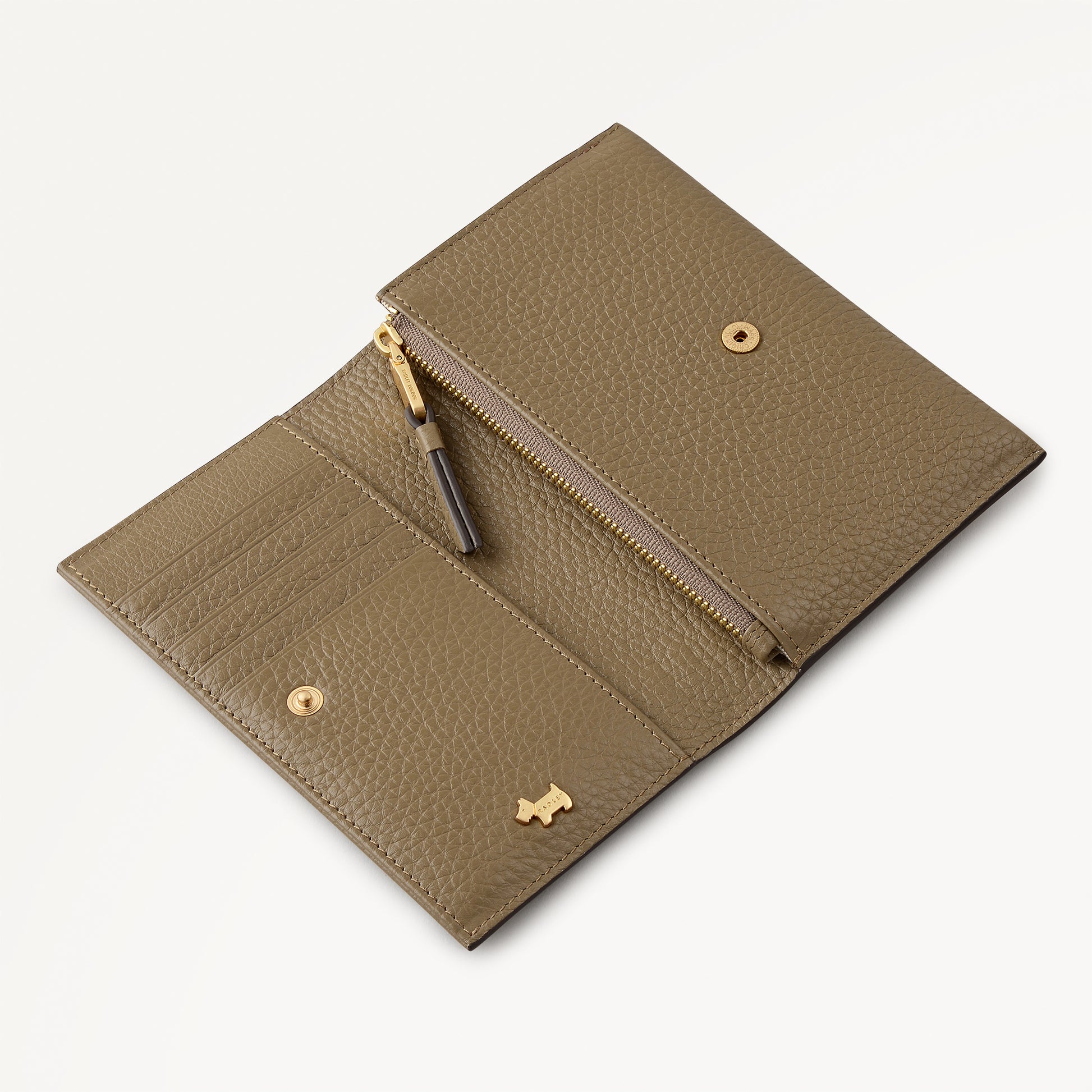 Oak Street - Stitch Medium Flapover wallet Acorn - 113530