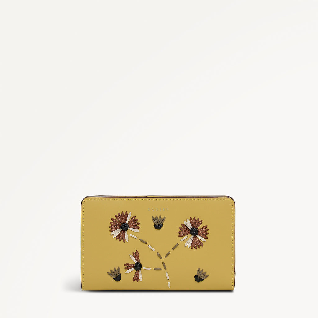 Picton Place - Floral Medium Bifold wallet Honeycomb - 113533