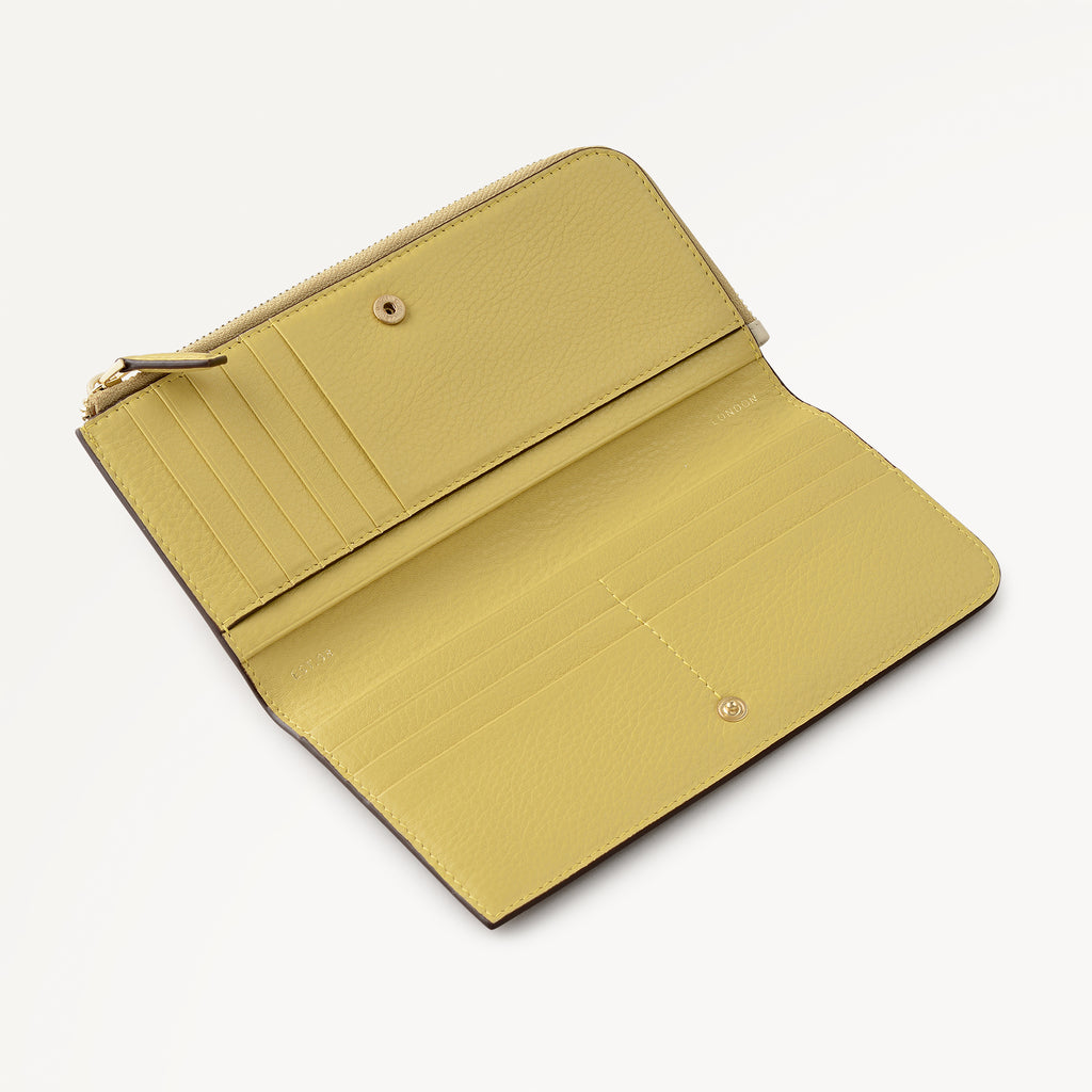 Chilworth Street - Floral Large Zip Around Wallet Salt - 113538