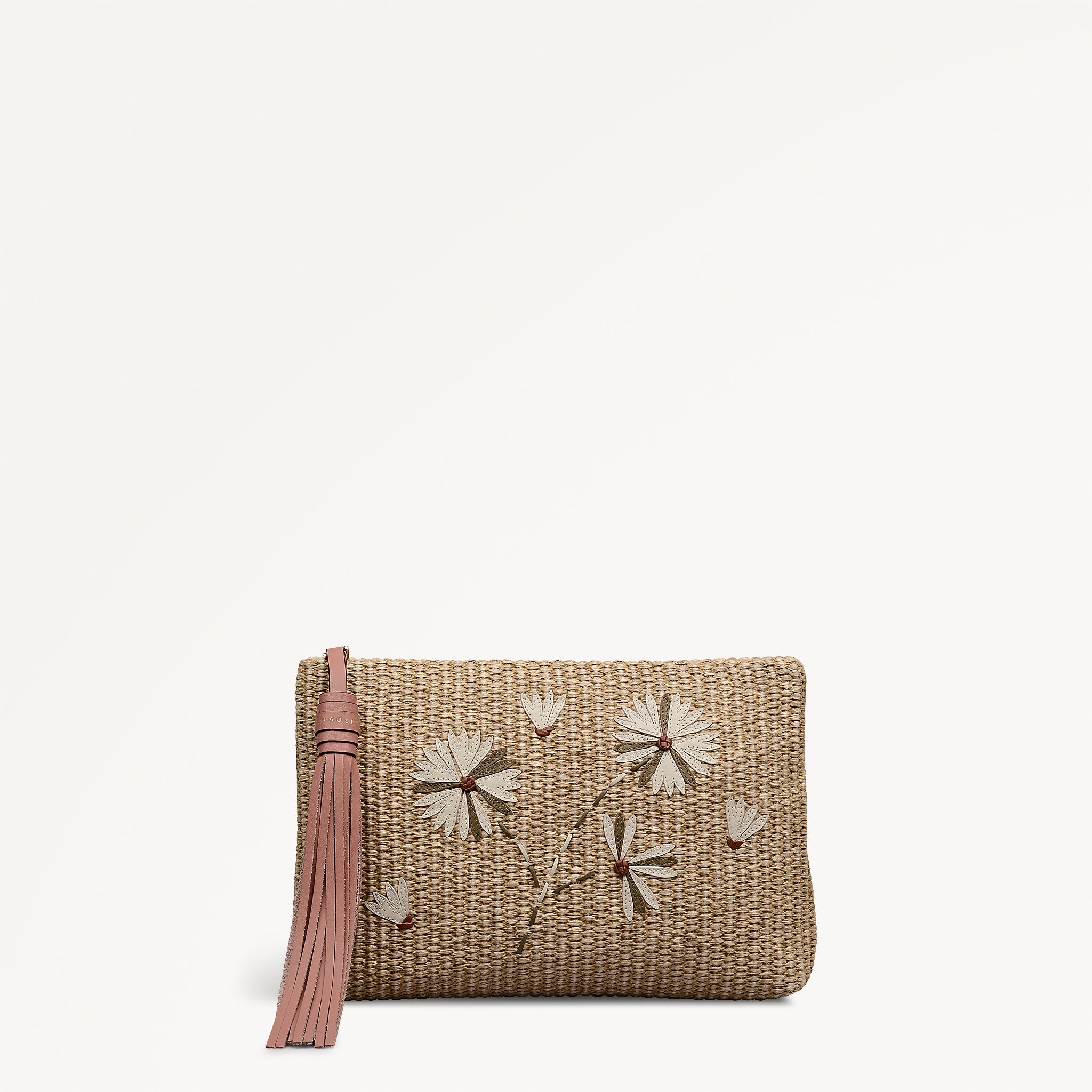 Picton Place - Raffia Medium Ziptop Pouch Natural - RSF15301