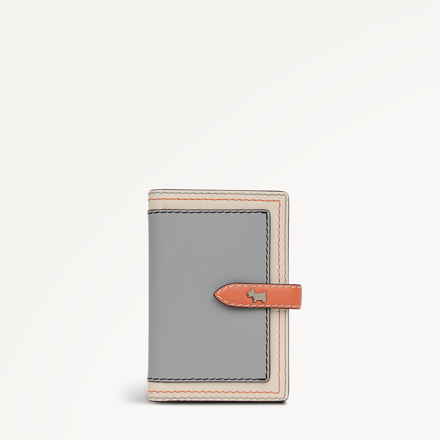 Willis Street - Colourblock    Passport Cover Steel - 113550