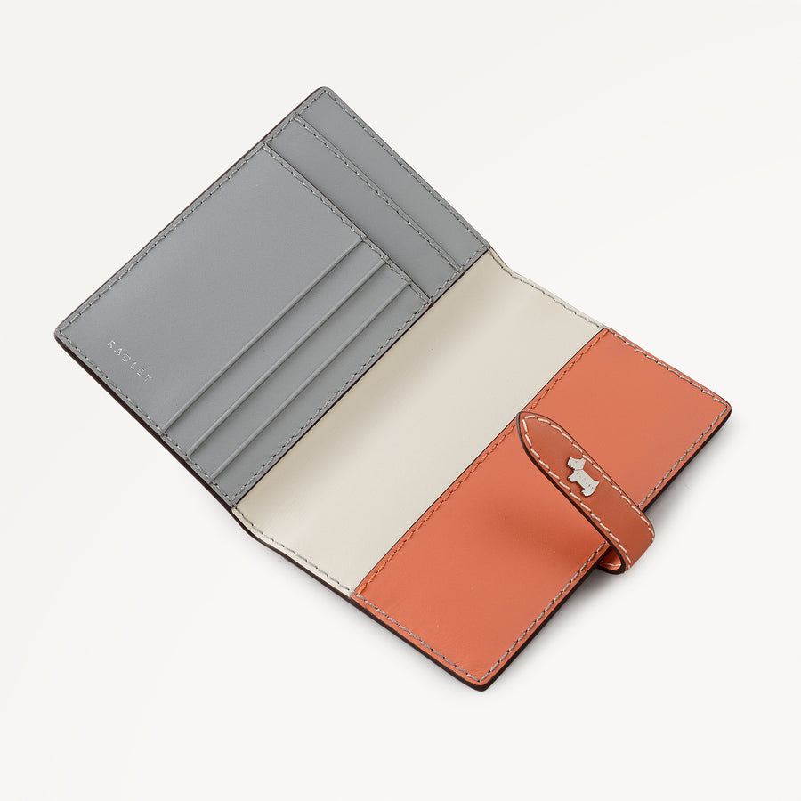 Willis Street - Colourblock    Passport Cover Steel - 113550