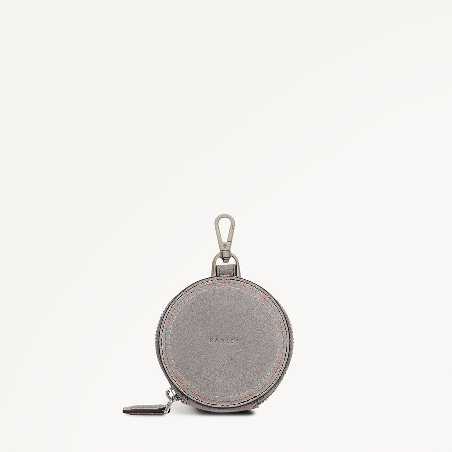 Round Avenue Medium Zip Around Coin Wallet Steel - 113556