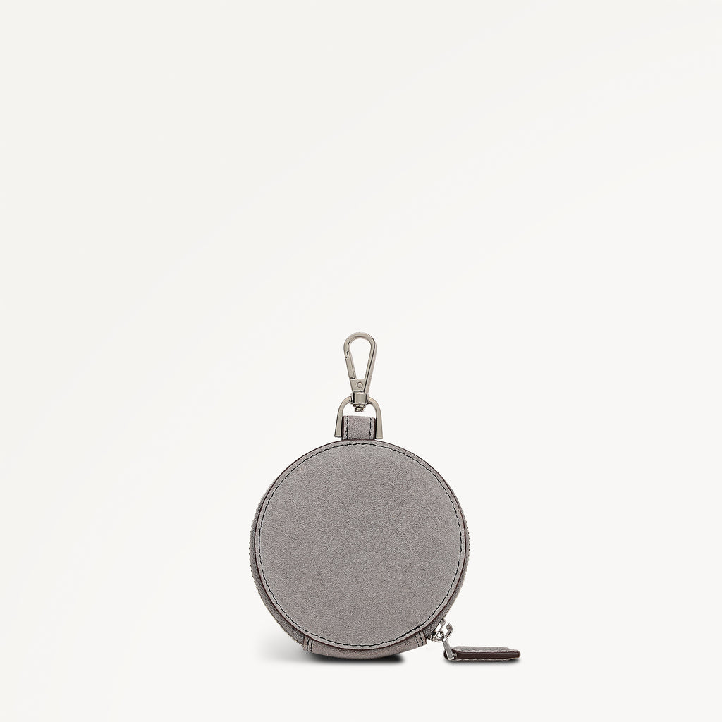 Round Avenue Medium Zip Around Coin Wallet Steel - 113556