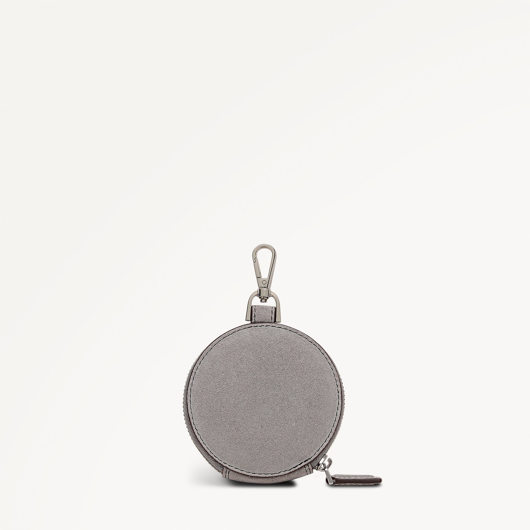 Round Avenue Medium Zip Around Coin Wallet Steel - 113556