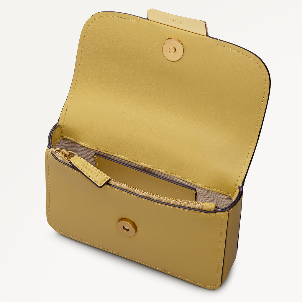 The Belsize Mini Flapover Cross Body Honeycomb - 113563