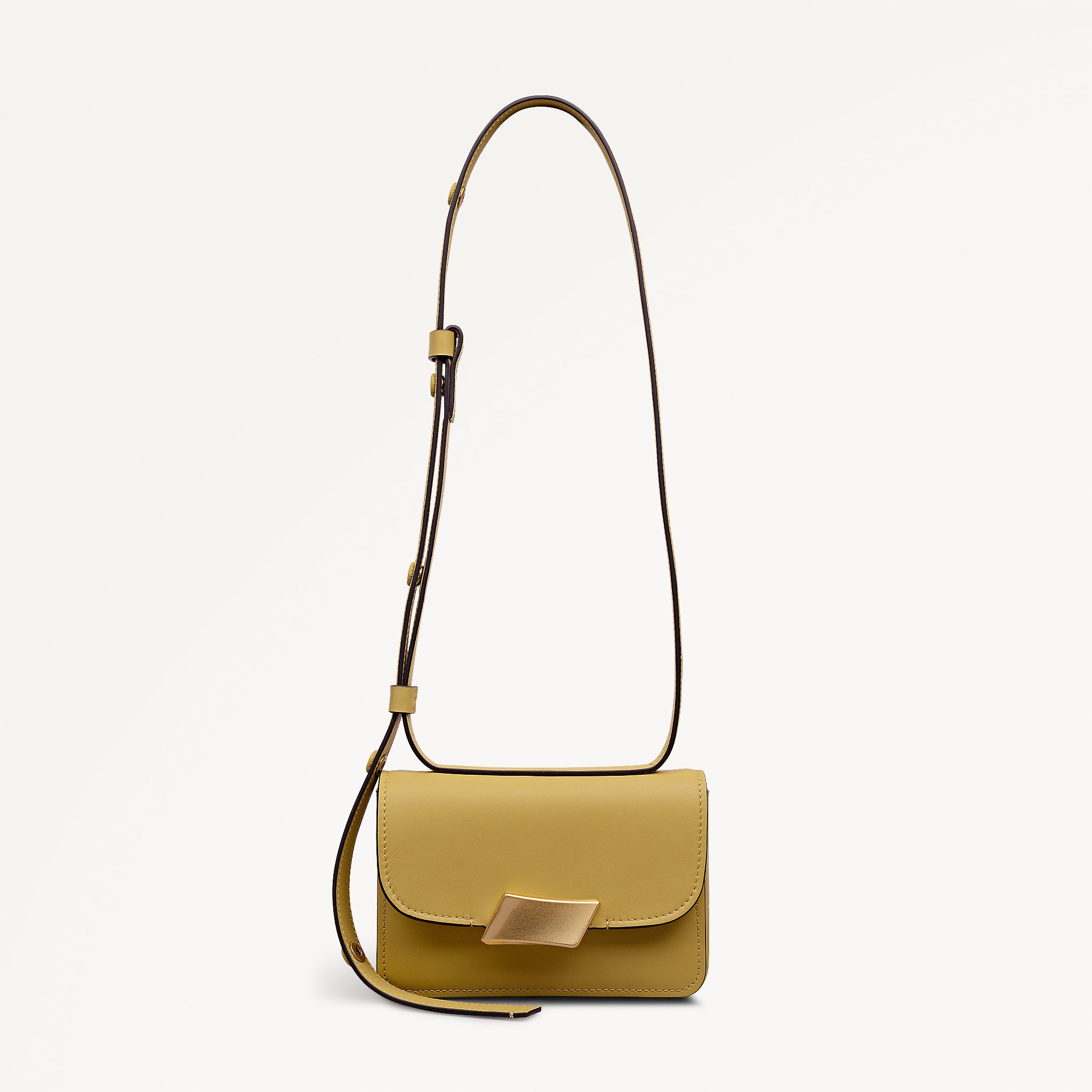 The Belsize Mini Flapover Cross Body Honeycomb - 113563