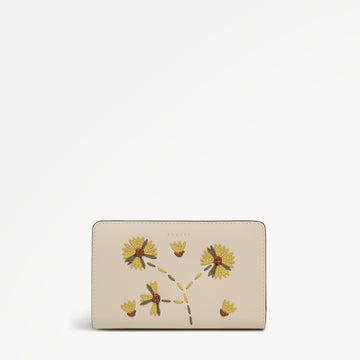 Picton Place - Floral Medium Bifold wallet Salt - 113567