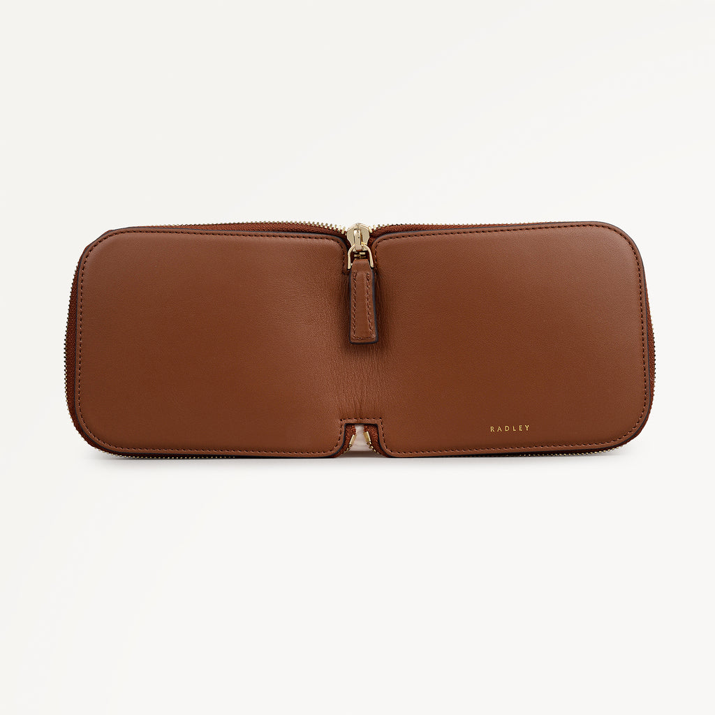 Floral Pack Away Tote Cognac - 113574