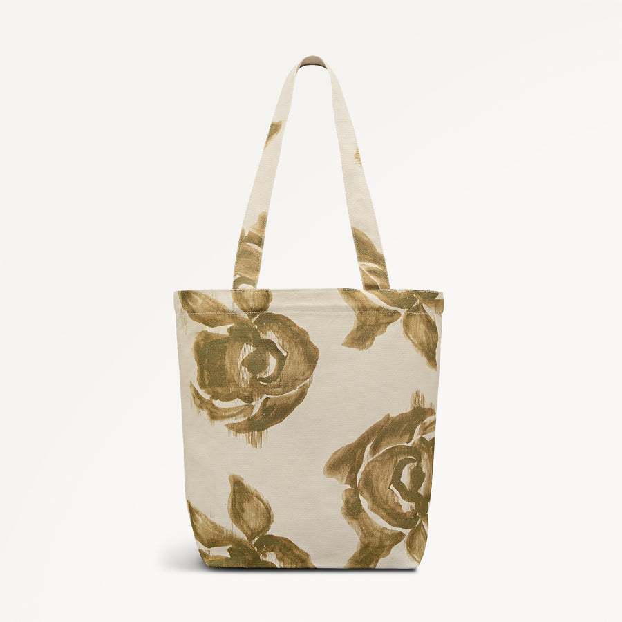 Floral Medium Open Top Tote Salt - 113575