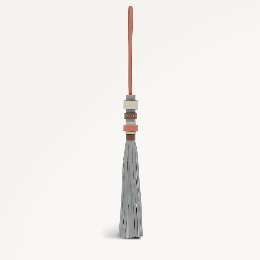 Tassel Small Bag Charm Steel - 113579