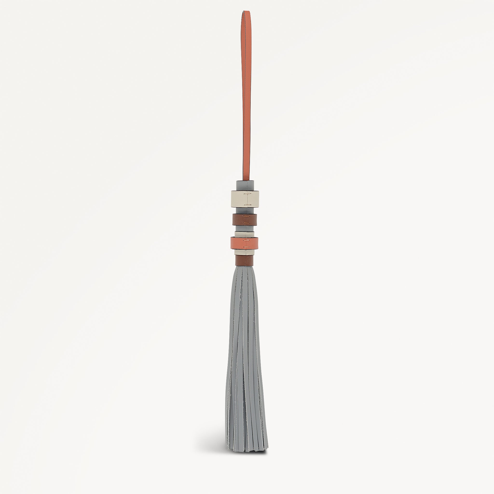 Tassel Small Bag Charm Steel - 113579