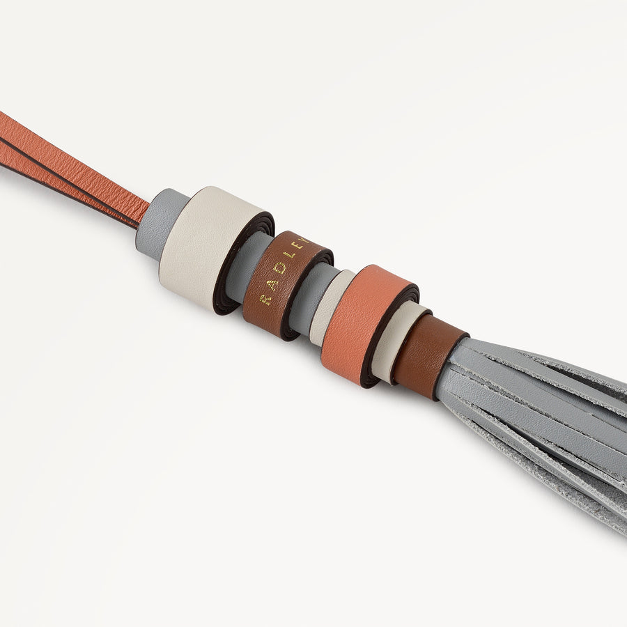 Tassel Small Bag Charm Steel - 113579