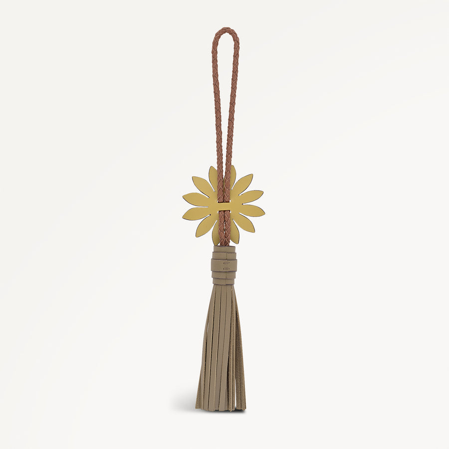 Daisy Tassel Small Bag Charm Acorn - 113583