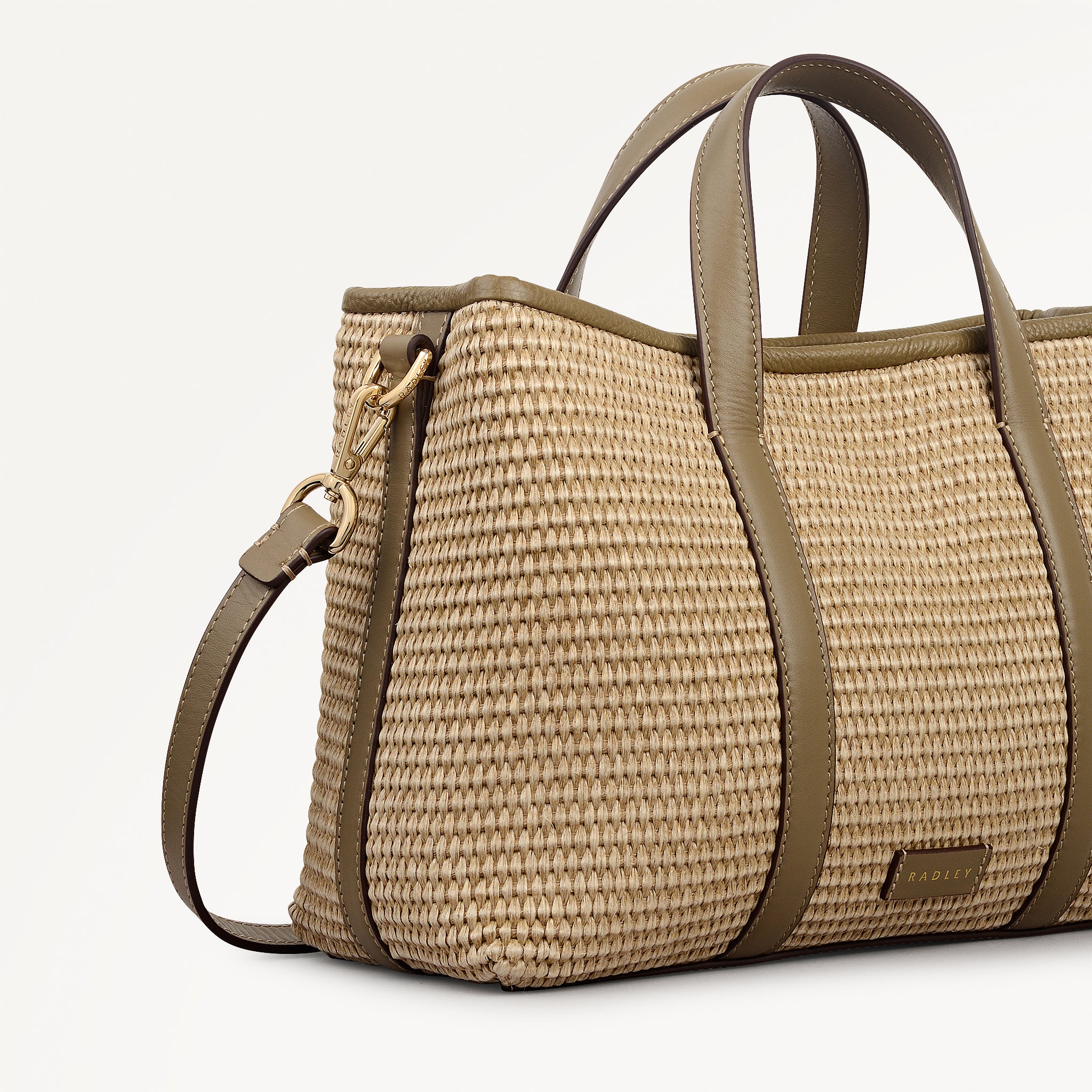 Chartfield Place - Raffia Medium Open Top Satchel Acorn - 113629