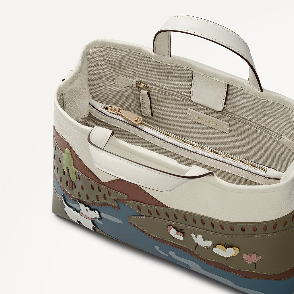 Spring Daze Medium Open Top Satchel Salt - 113634