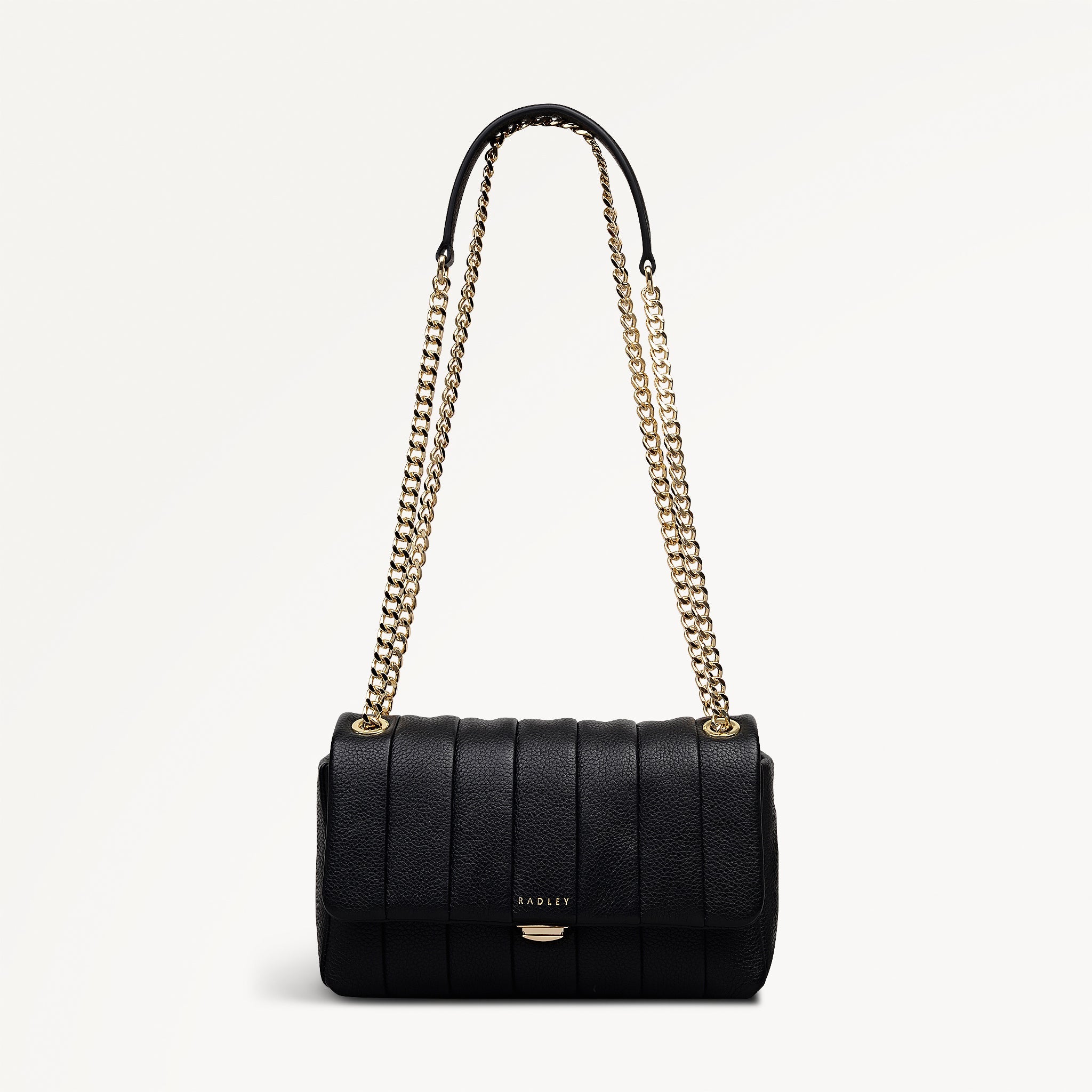 Burton Way - Quilt Small Flapover Cross Body Black - 113655