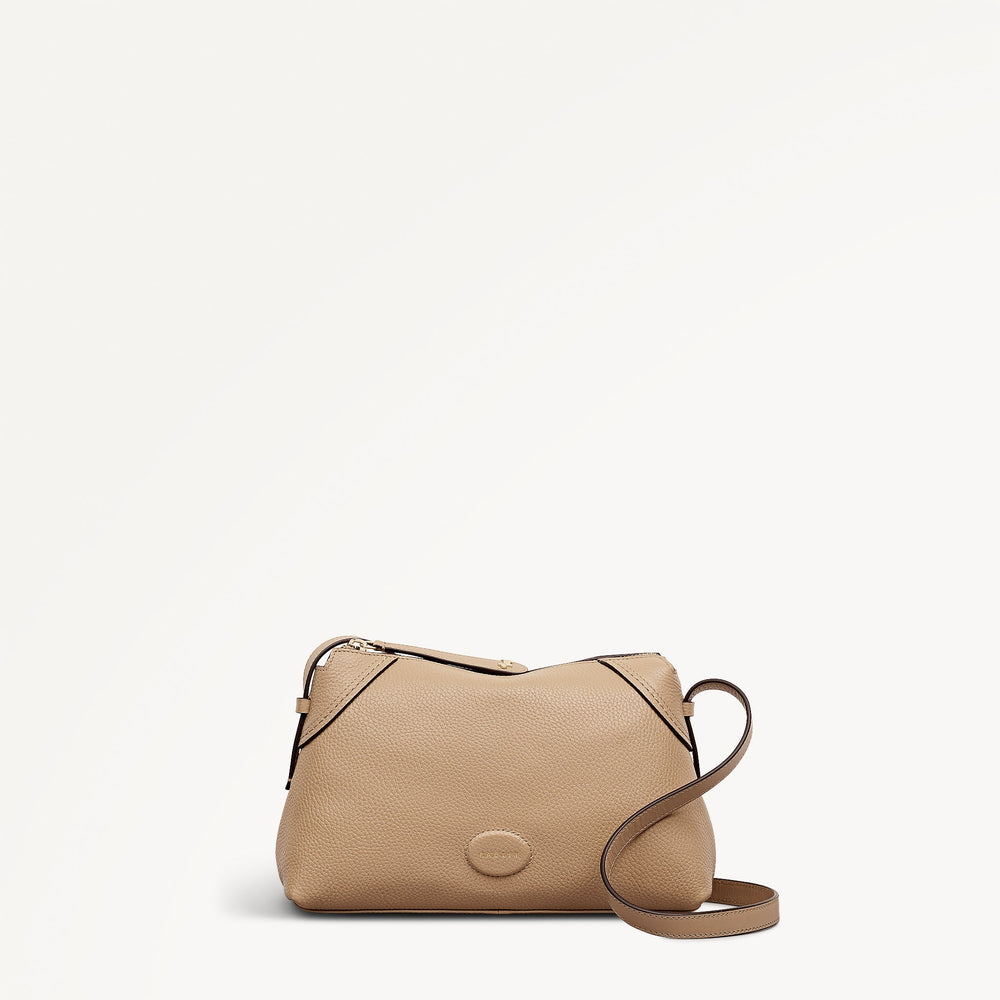 Crawford Mews Small Ziptop Cross Body Sahara - 113663