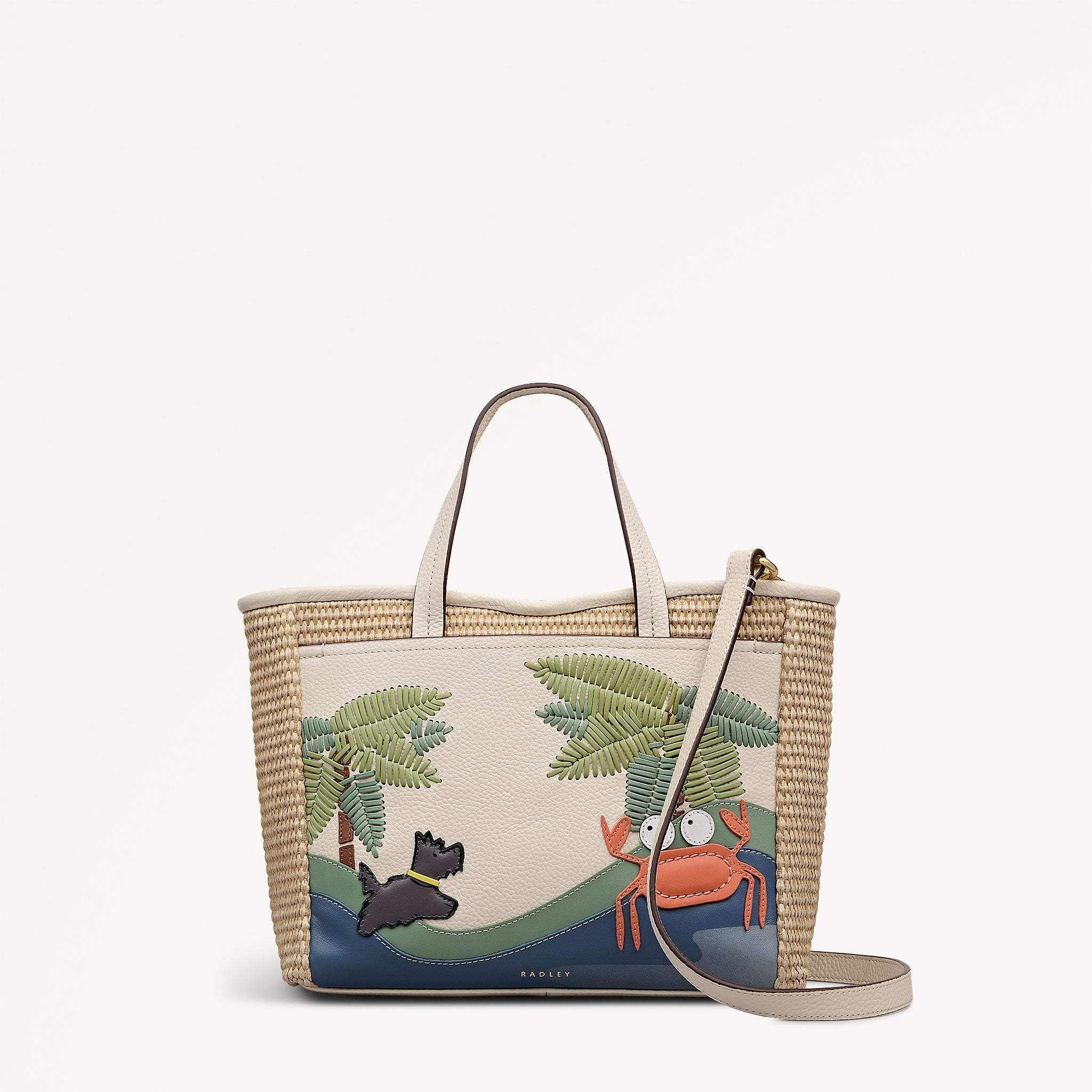 GYDA レオパードブランケット　col/ GRY Clawde Crab Medium Ziptop Grab Natural - 113678