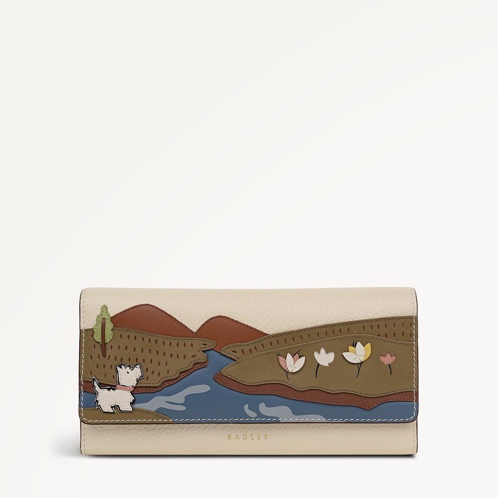 Spring Daze Large Flapover Wallet Salt - 113691