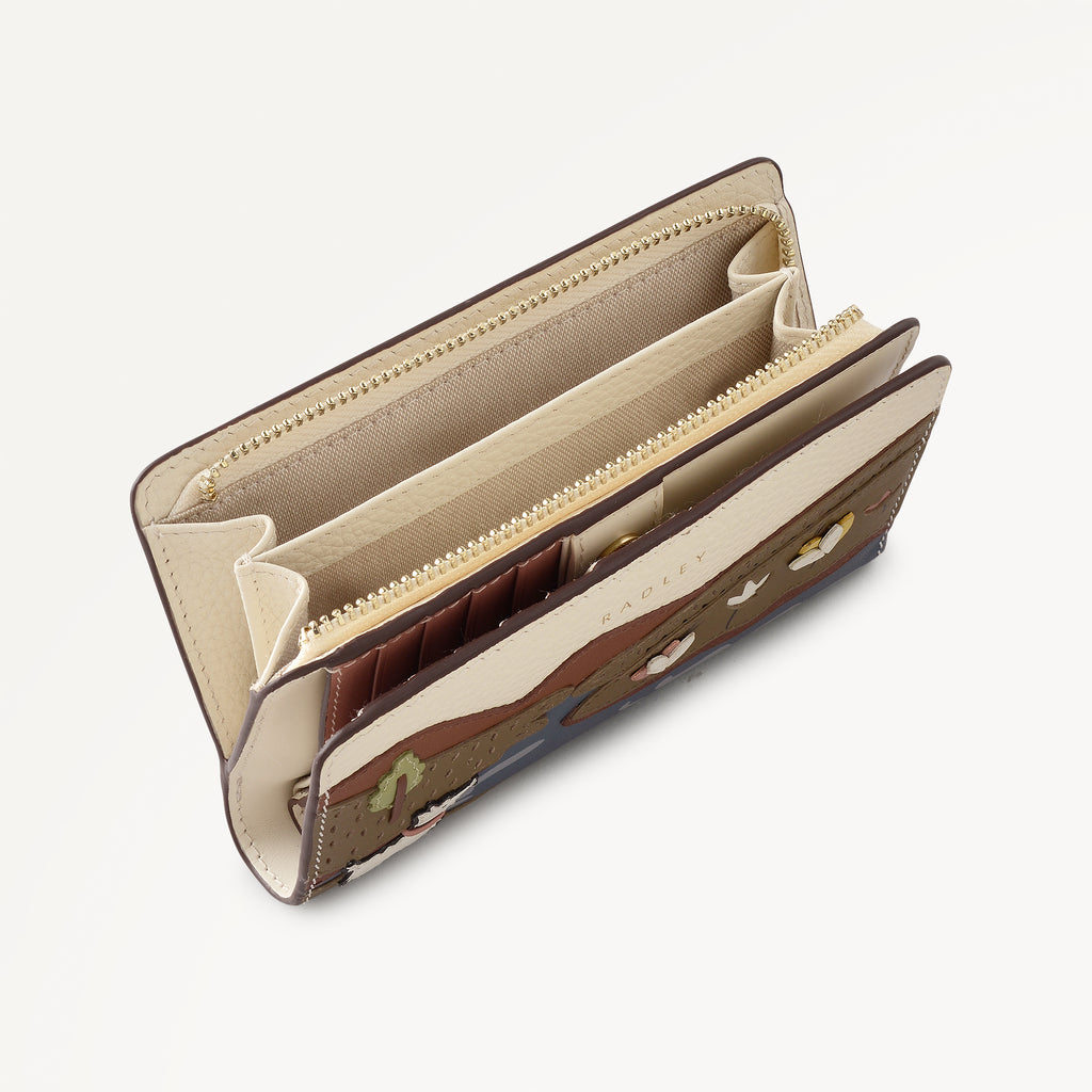 Spring Daze Medium Bifold wallet Salt - 113692