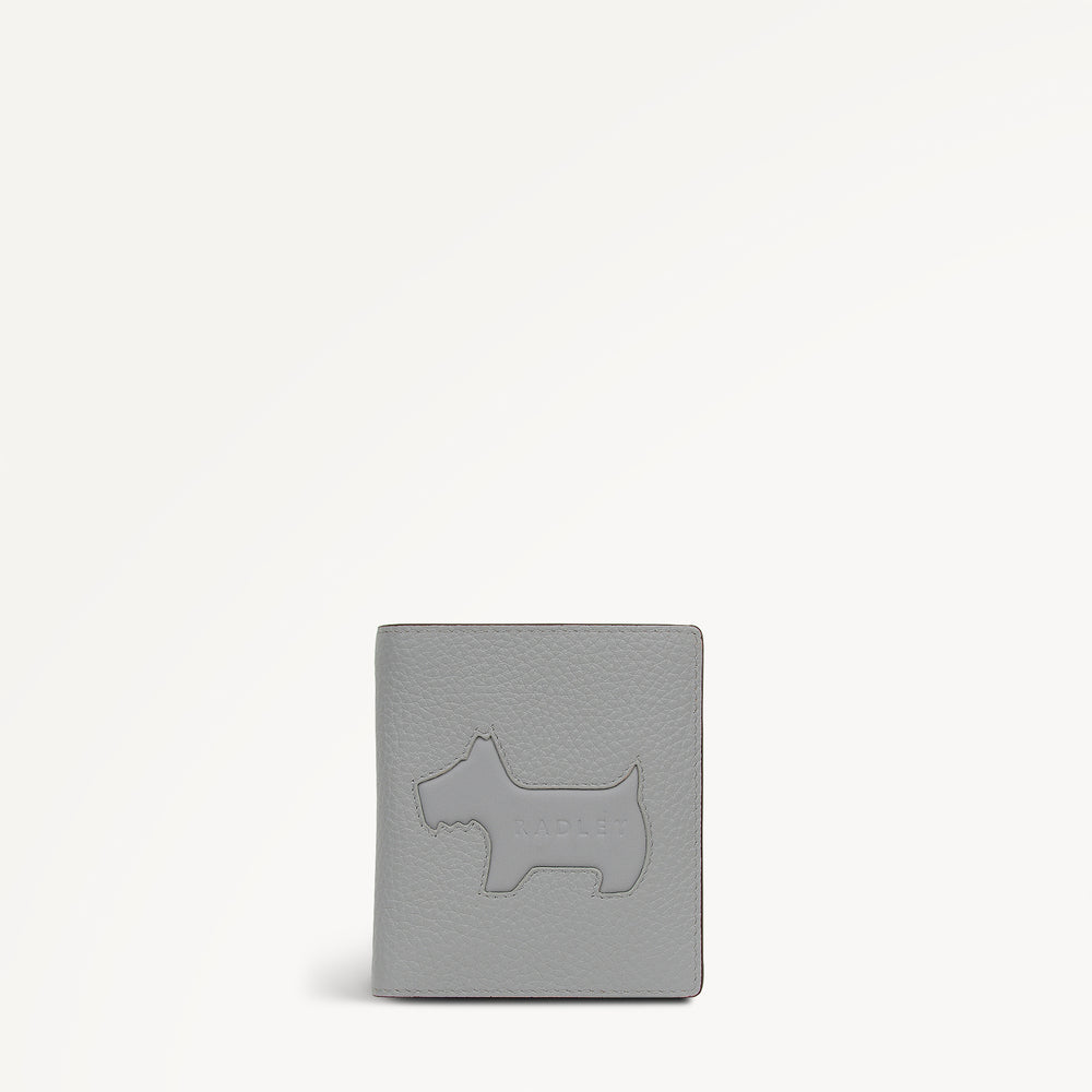 Hadley Lane Small Bifold Card Holder Steel - 113712
