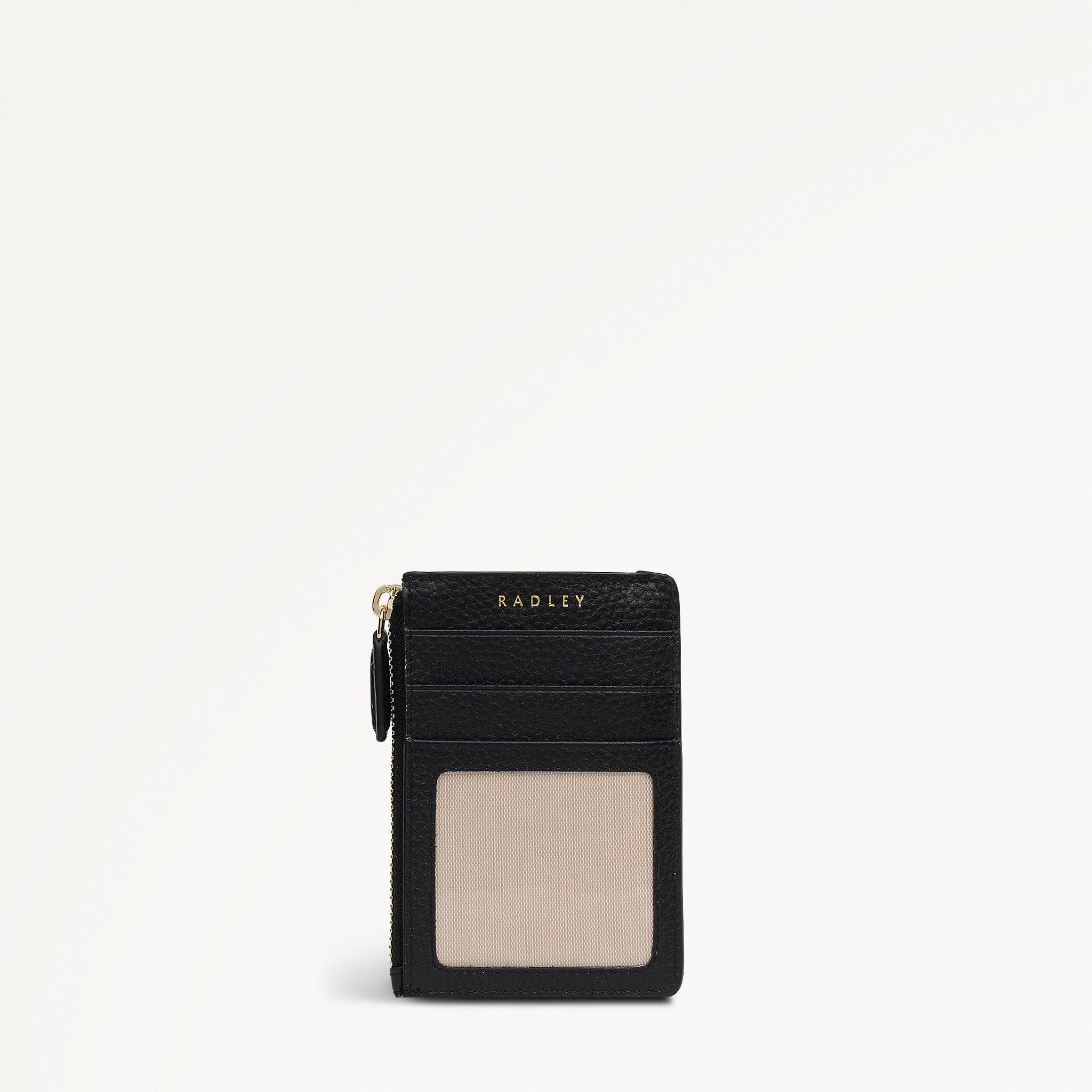 Hadley Lane Small Zip Card & Coin Holder Black - 113715