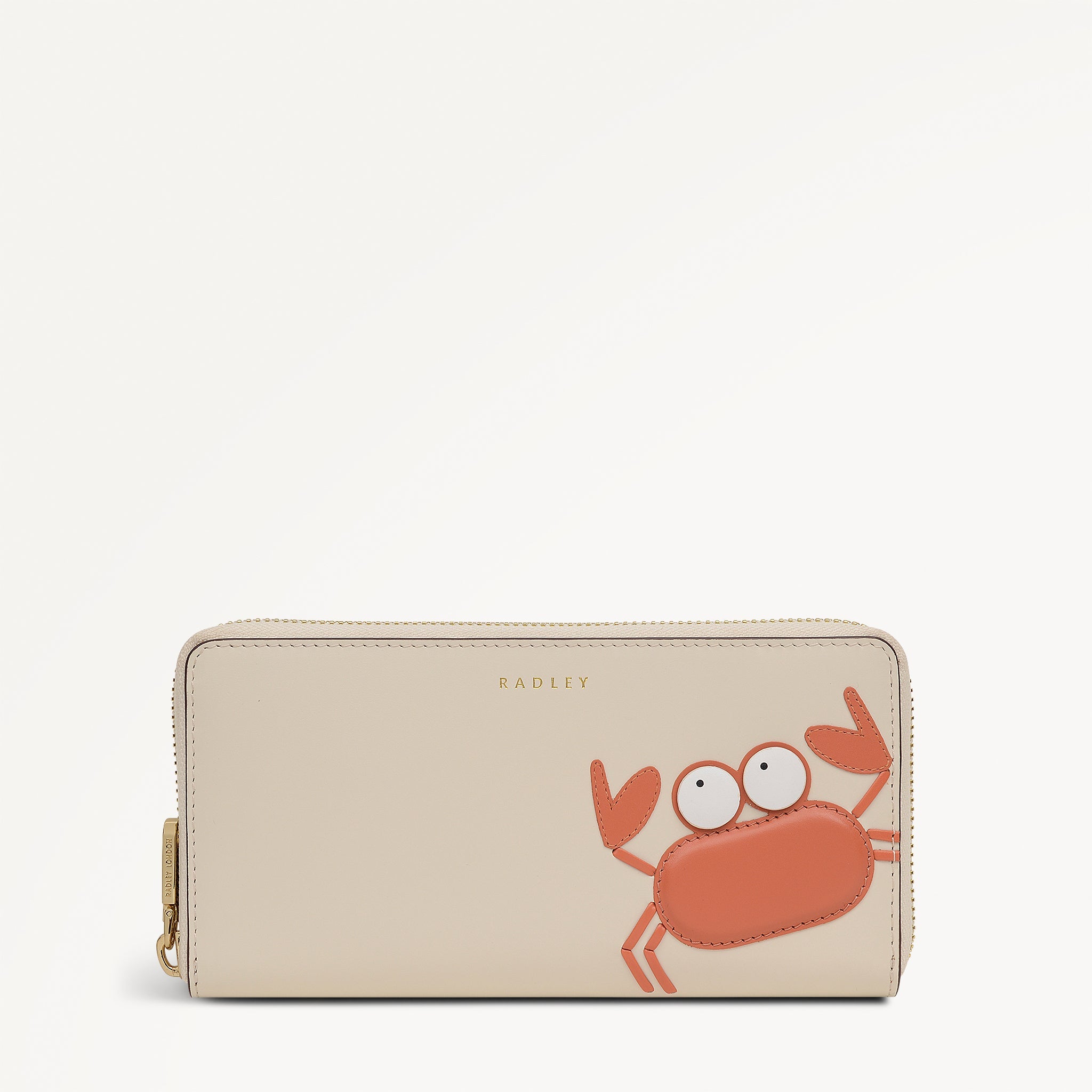 Clawde Crab Large Zip Around Wallet Salt - 113722