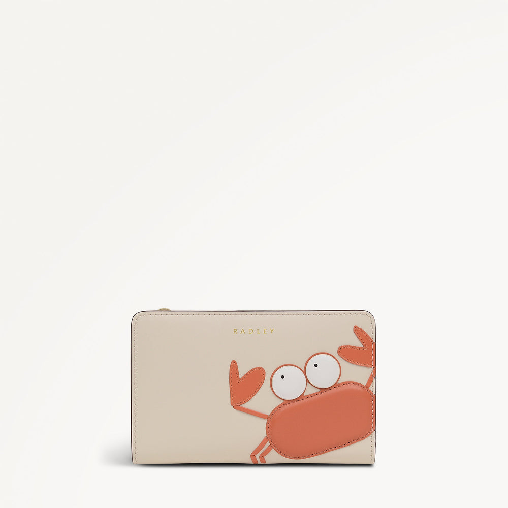 Clawde Crab Medium Bifold wallet Salt - 113723