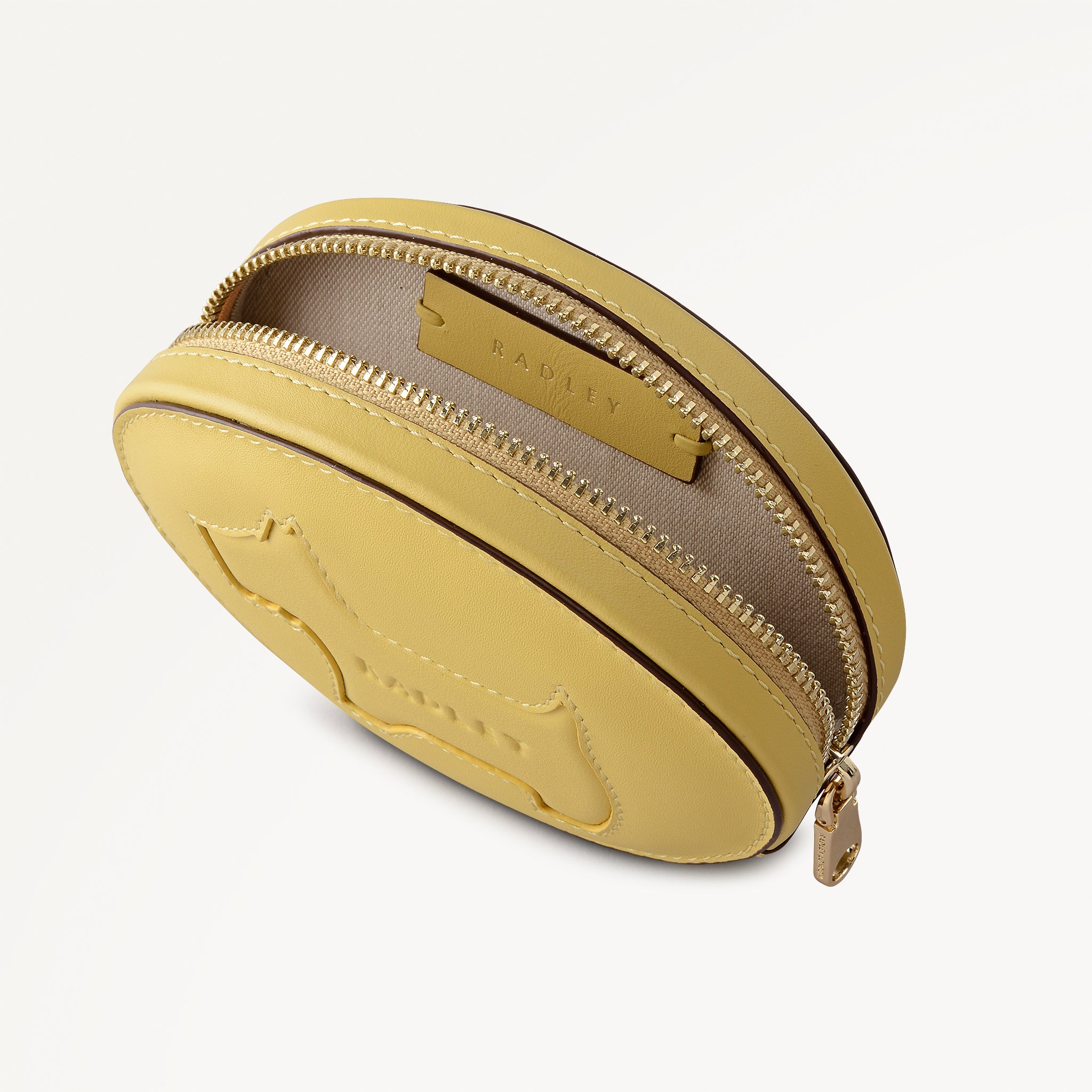 Rydon Road Leather Ziptop Purse Charm Honeycomb - 113744