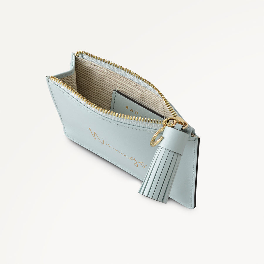 Kentucky Derby 26 Small Ziptop Coin Wallet Seafoam - 113802