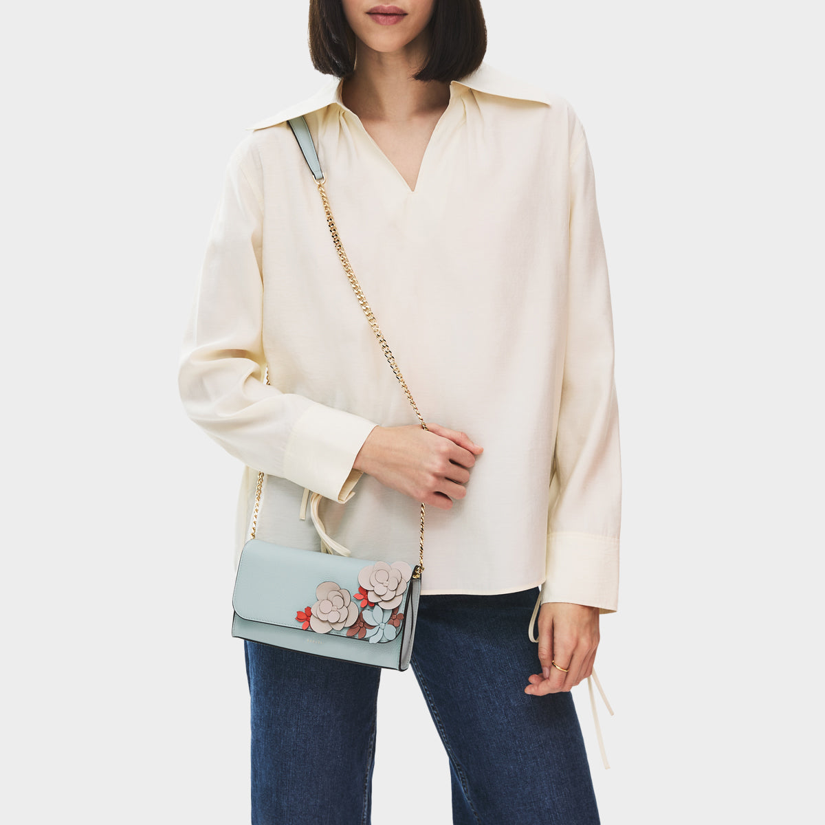 Seafoam Wallet On Chain | Kentucky Derby SS26 | Radley London