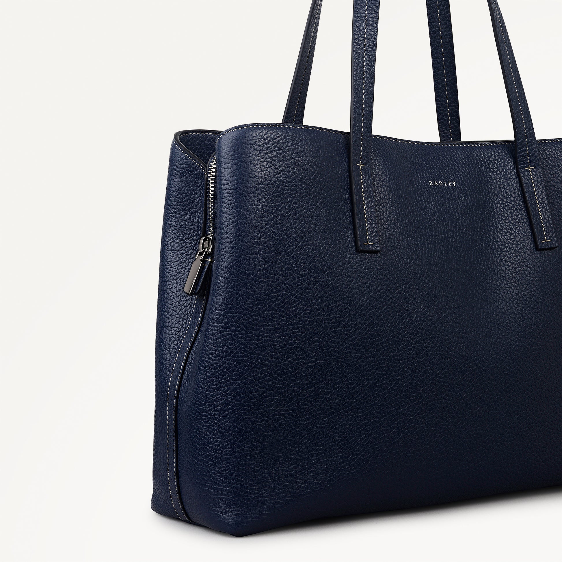 Dukes Place Large Ziptop Workbag Naval - 113812