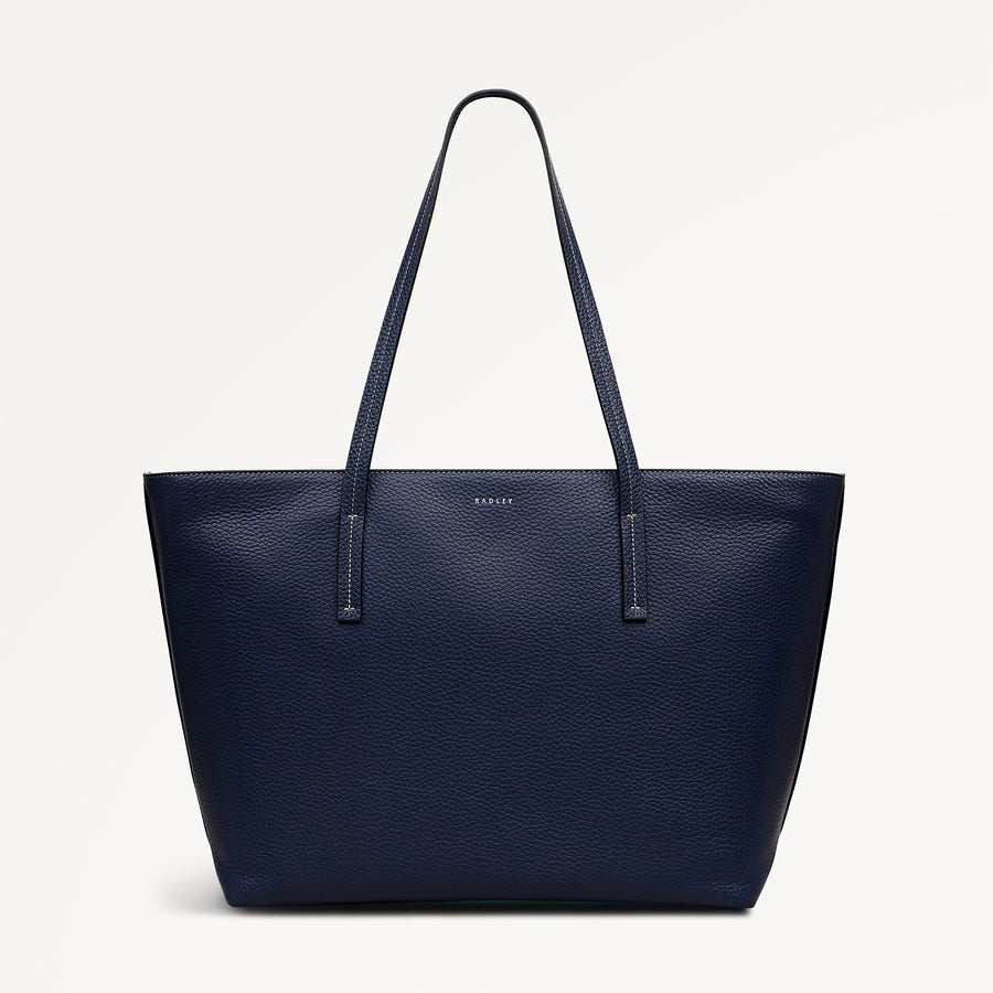 Dukes Place Large Ziptop Tote Naval - 113813