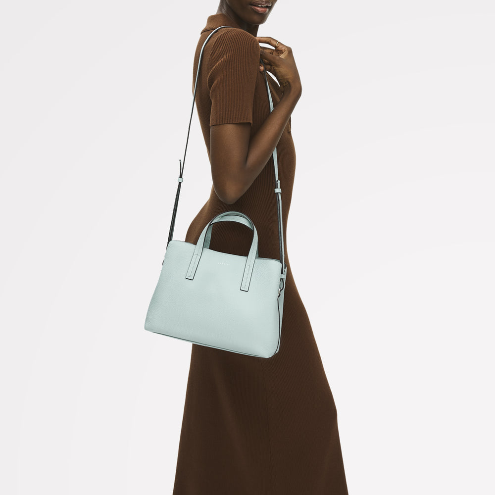 Dukes Place Medium Ziptop Satchel Seafoam - 113816