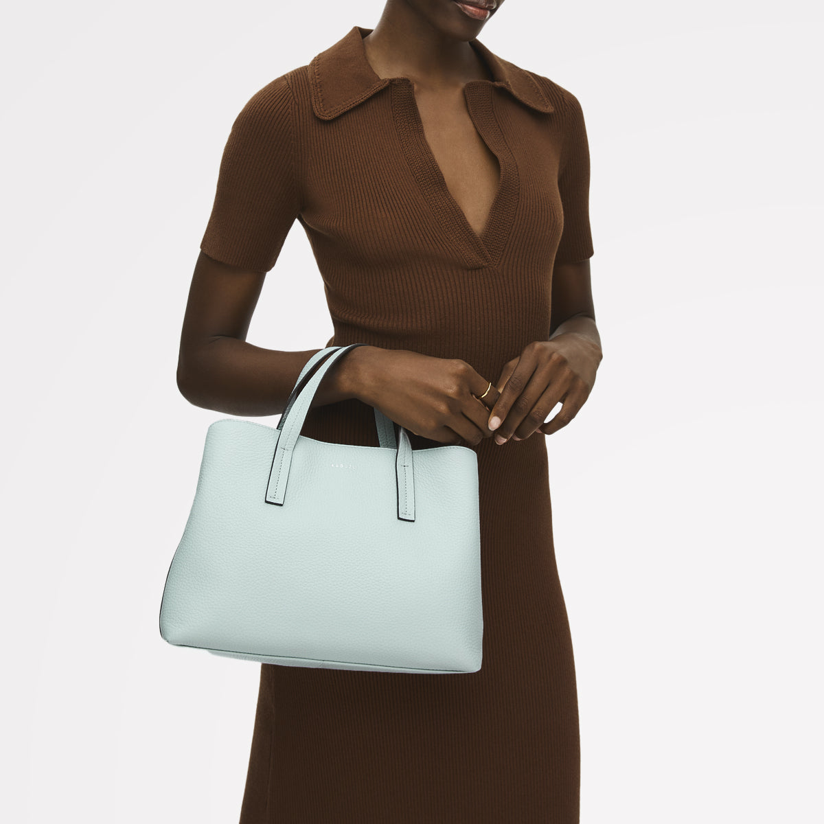 Seafoam Medium Ziptop Grab Bag | Dukes Place AW26 | Radley London