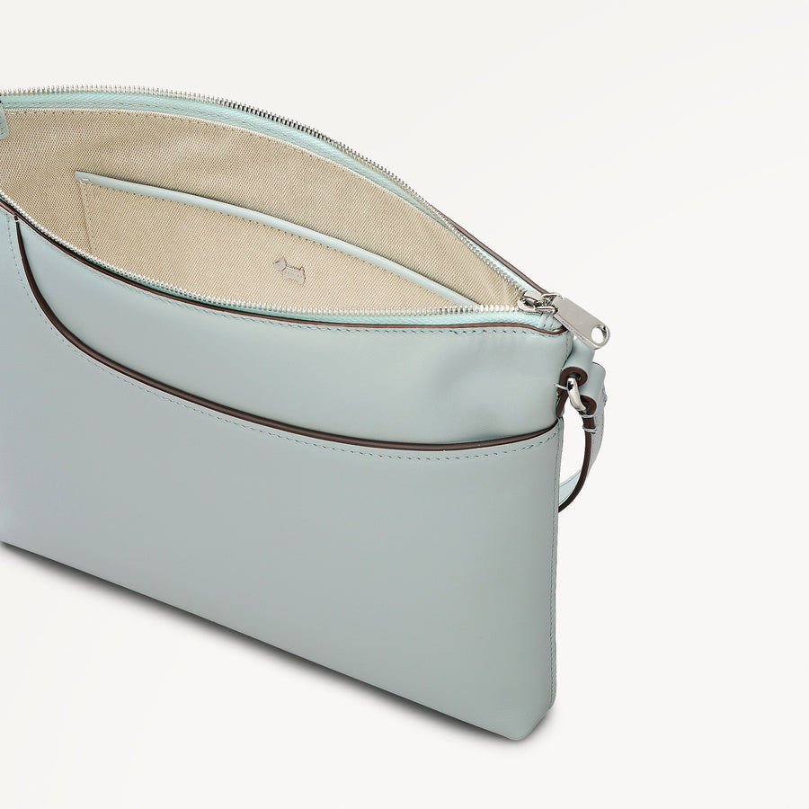 Pockets Large Ziptop Ns Cross Body Seafoam - 113820