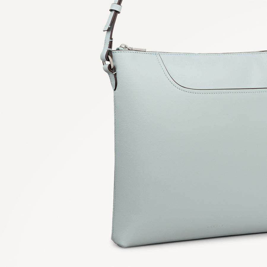 Pockets Large Ziptop Ns Cross Body Seafoam - 113820