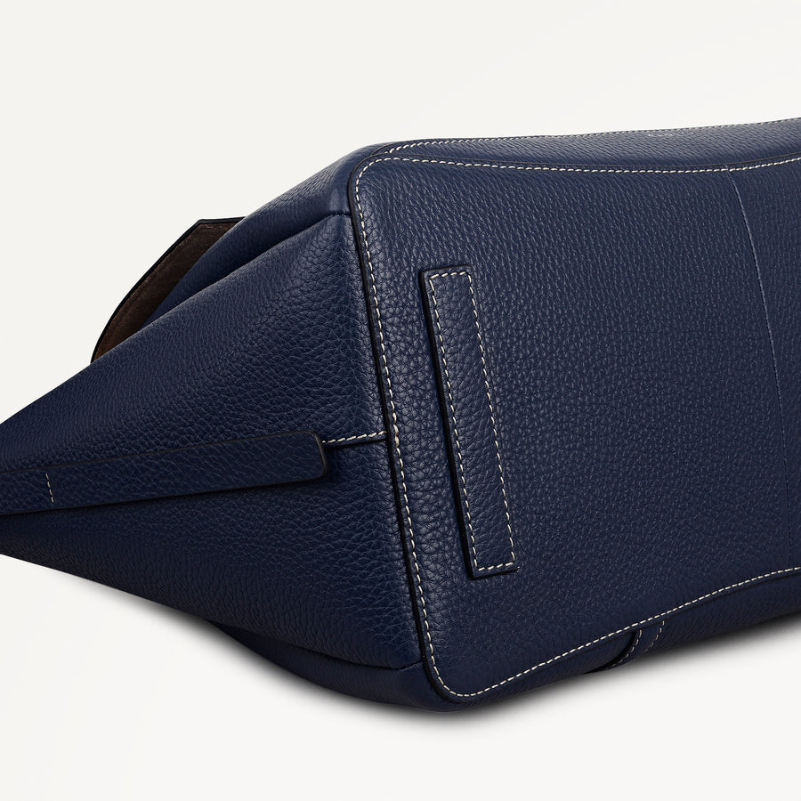 The Chancery Medium Flapover Shoulder Naval - 113825
