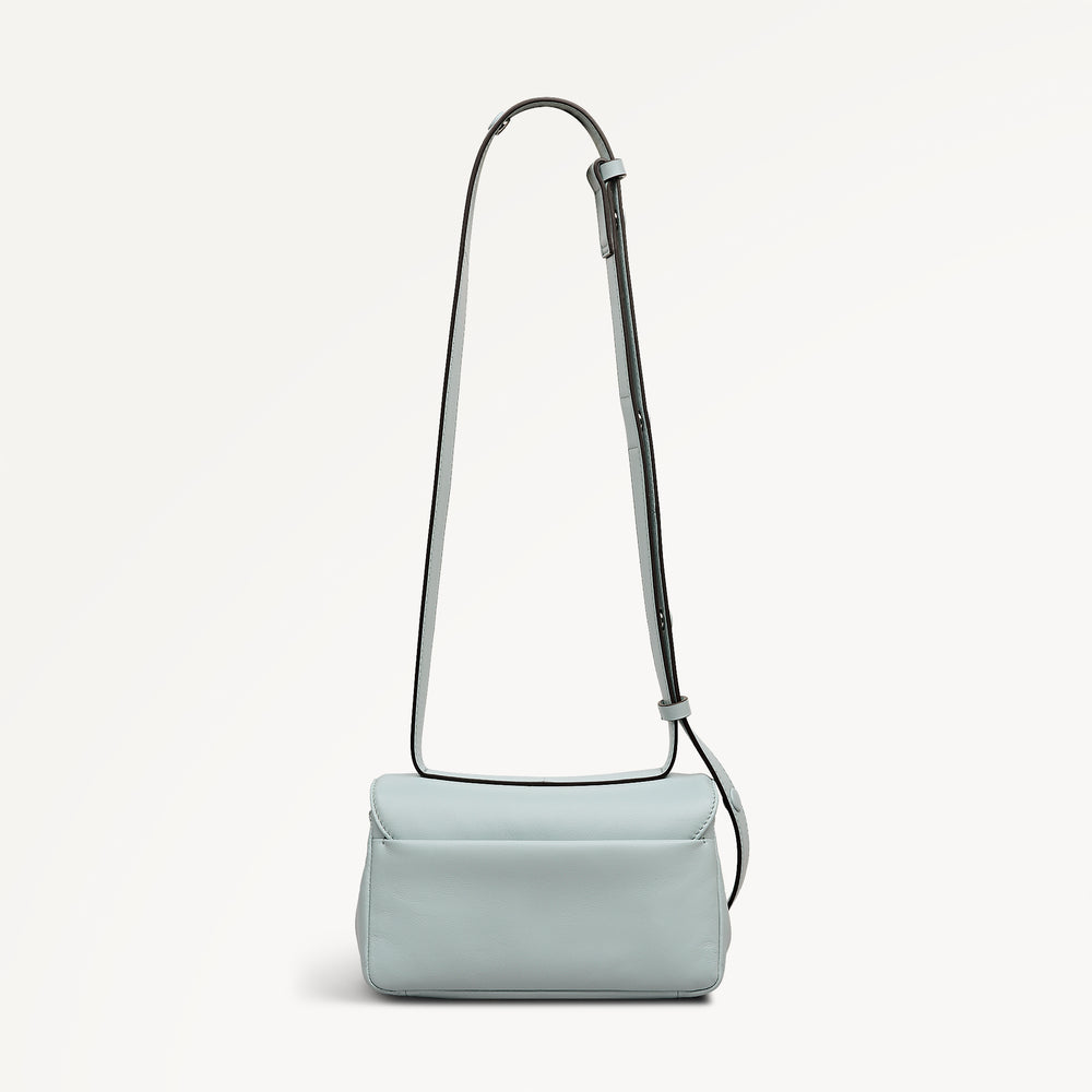 The Belsize - Puffy Small Flapover Shoulder Seafoam - 113828
