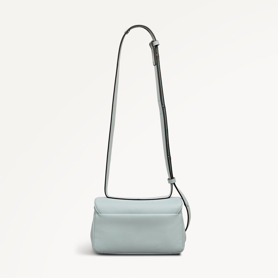 The Belsize - Puffy Small Flapover Shoulder Seafoam - 113828