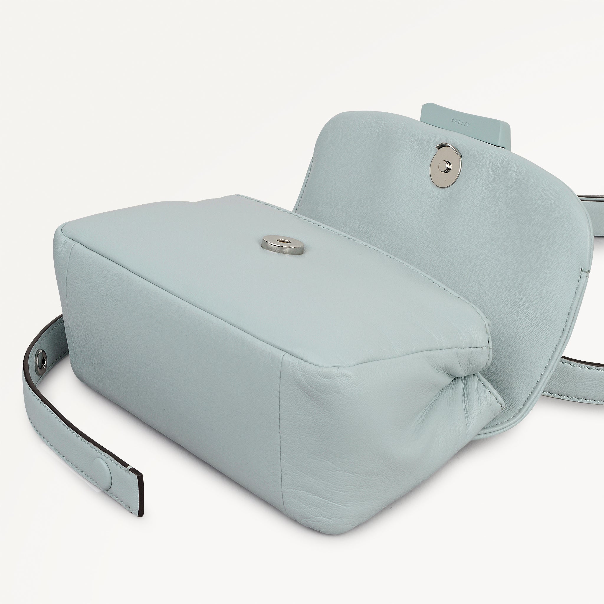 The Belsize - Puffy Small Flapover Shoulder Seafoam - 113828