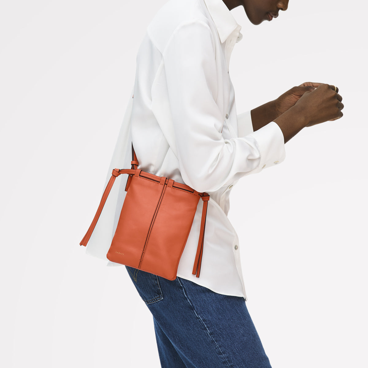 The Connaught Small Open Top Cross Body Lobster - 113835