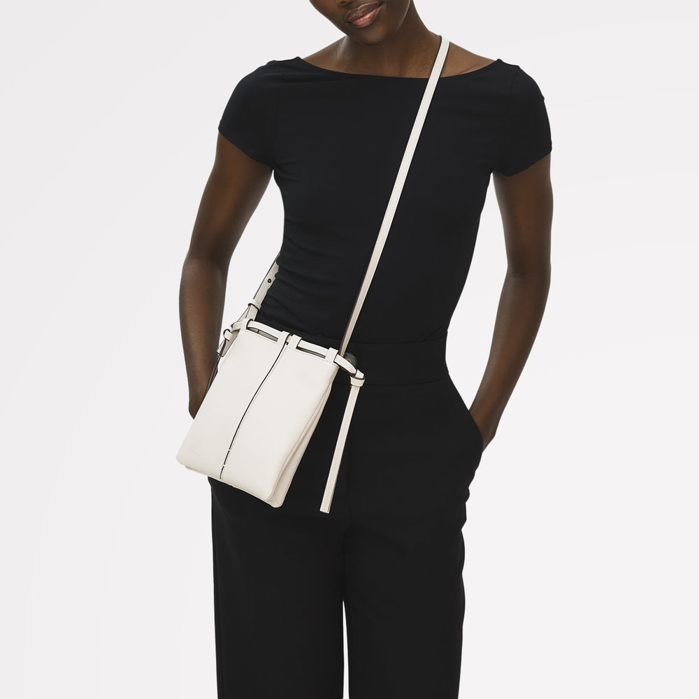 The Connaught Small Open Top Cross Body Salt - 113836