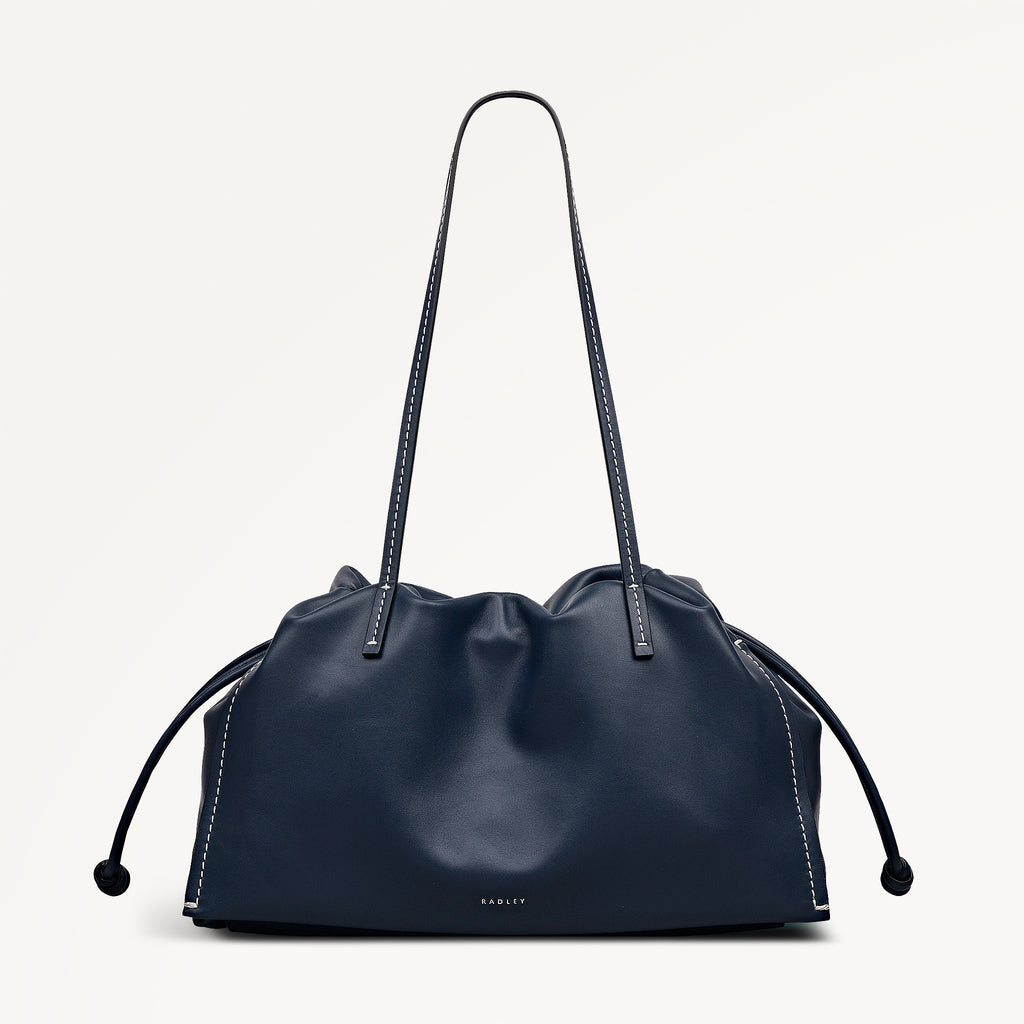 The Roxburgh Large Drawstring Shoulder Naval - 113838