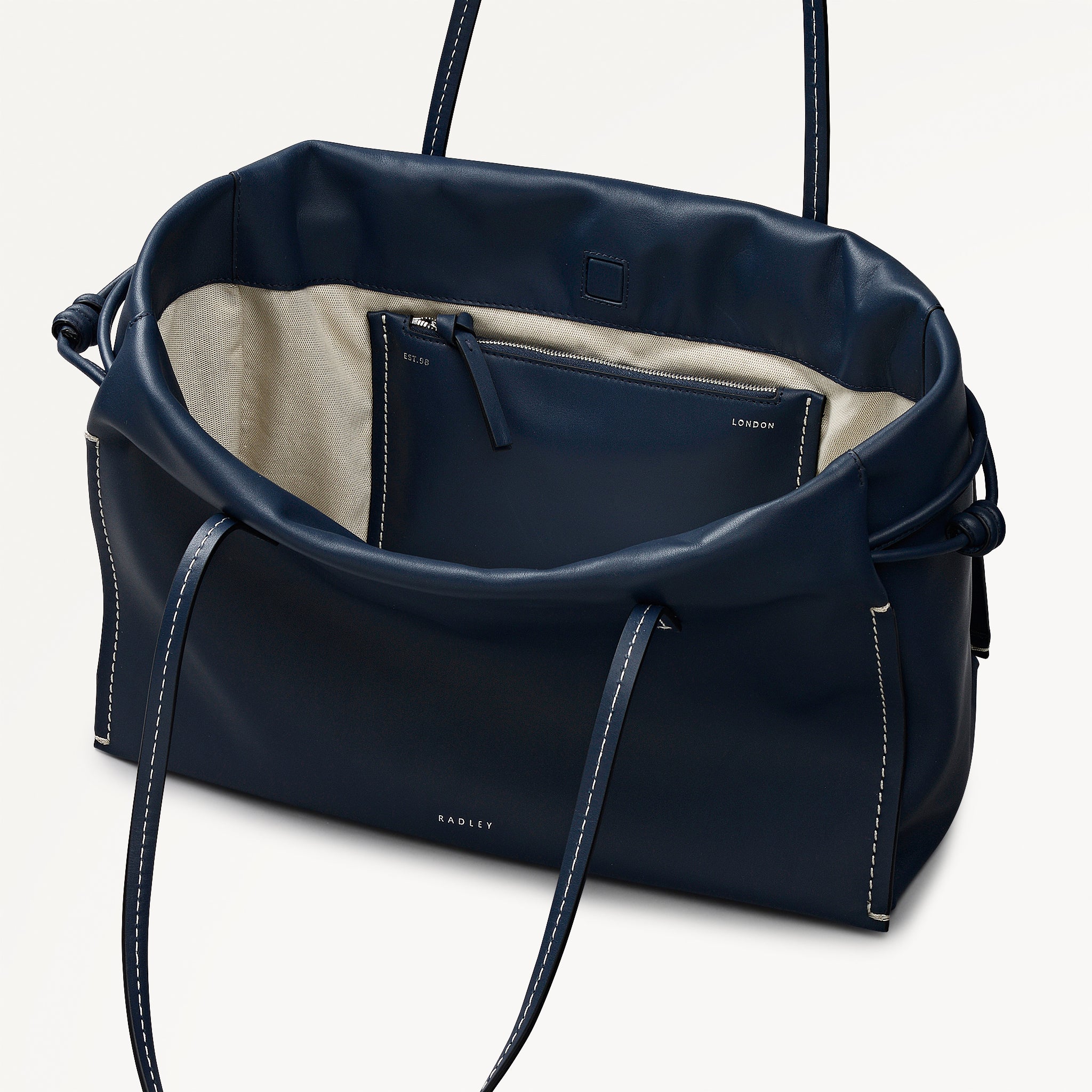 The Roxburgh Large Drawstring Shoulder Naval - 113838