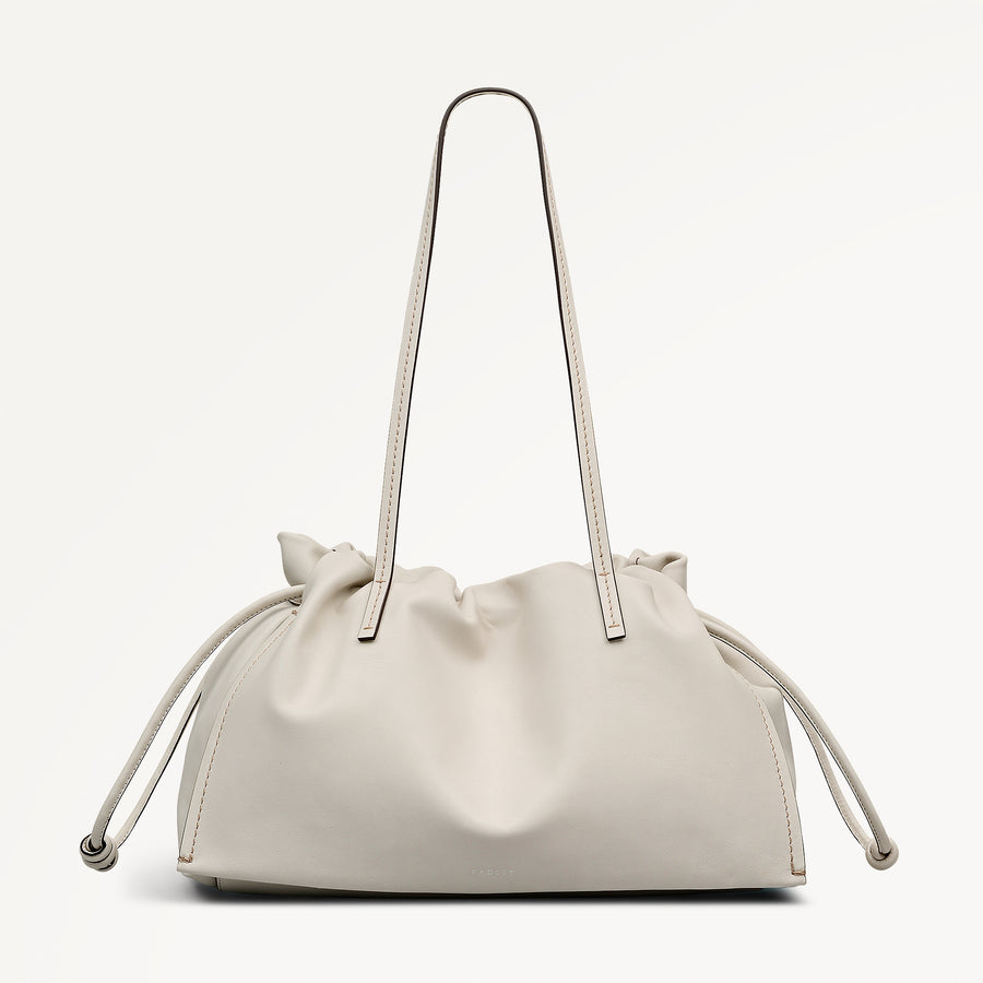 The Roxburgh Large Drawstring Shoulder Salt - 113840