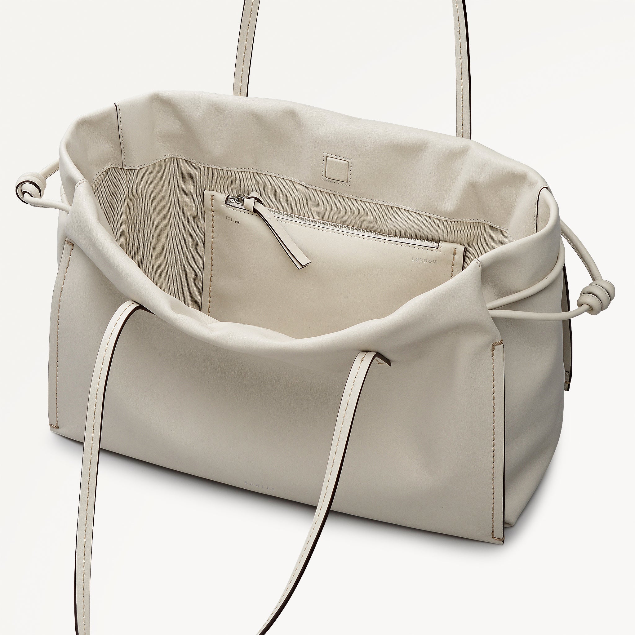 The Roxburgh Large Drawstring Shoulder Salt - 113840